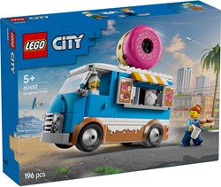 LEGO City Donuttruck Spielzeugfahrzeug Bauset 60452 für Kinder