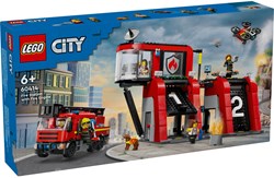 LEGO 60414 City Brandweerkazerne  En Brandweerauto