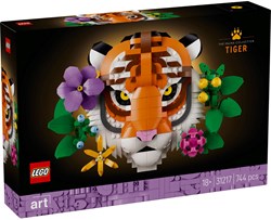 LEGO Art Bauset Tiger - Fauna Kollektion Deko für Erwachsene