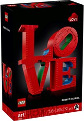 LEGO Art LOVE Pop-Art Bauset für Erwachsene - Wohnaccessoire