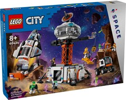 LEGO 60434 City Space Ruimtebasis  En Raketlanceringsplatform