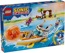 LEGO Sonic bateau d'aventure set de construction avec Tails et accessoires