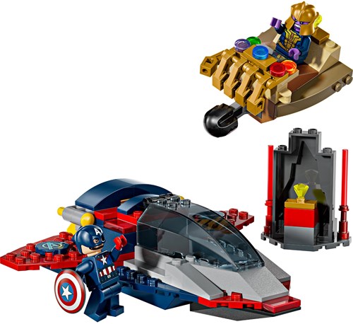 LEGO Super Heroes set de construction Captain America vs Thanos figurines d'action-2
