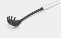 Brabantia cuillère à spaghetti noire - ustensile cuisine inox cuillère à pâtes-3