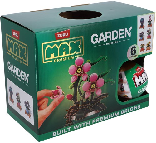 Zuru Bauspielzeug Max bricks Blumentopf - bunte Bausteine Garten-3
