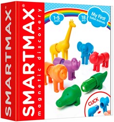 Smartmax jouet safari magnétique set de construction pour enfants