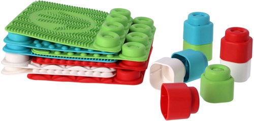 Clementoni Baby Clemmy - Sensorik Teppich Spielmatte mit Bausteinen-2