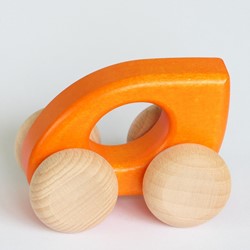Feuille de voiture en bois Bajo, orange
