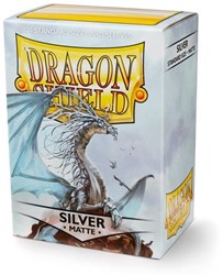 Dragon Shield Kartenhüllen Standardgröße Silber Matt 100 Stück