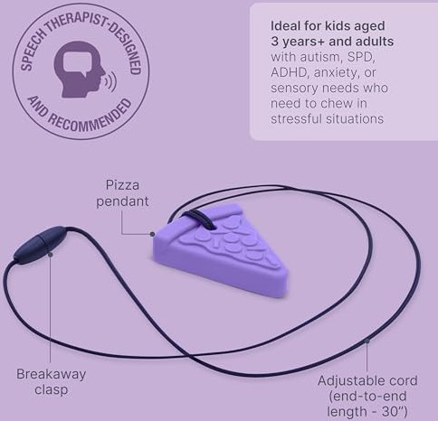 Ark Therapeutics Kaukette Pizza sensorisch dunkelblau für Kinder-3