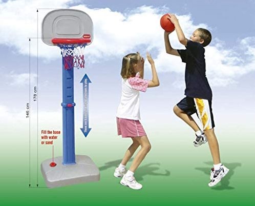 Megaform Basketball Spielset verstellbar - Basketballständer für Kinder-3