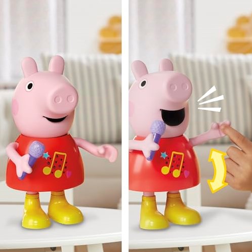 Hasbro Peppa Pig sprechende und singende Plüschpuppe - interaktives Spielzeug-2
