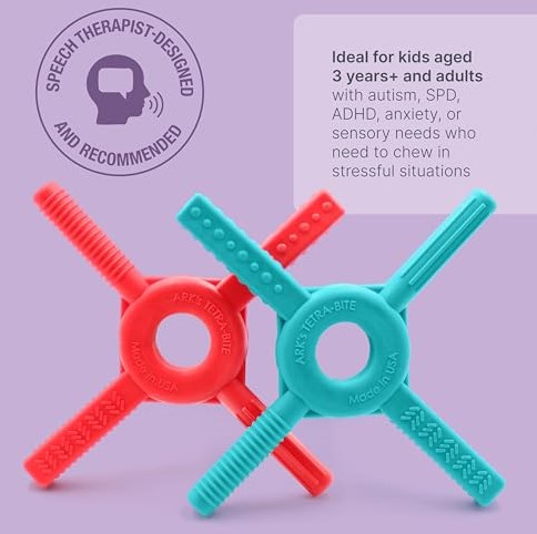 Ark Therapeutics Kauspielzeug sensorisches Fidget dunkelblau Standard-3