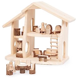 Guidecraft Woodlands Dollhouse Set