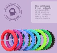 Ark Therapeutics Kau-Armband sensorisches Spielzeug schwarz medium XT-3