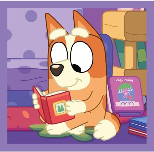 Trefl Bluey 3-in-1 Puzzle Lernspiel FSC Mix 70% Karton Spielzeug-3