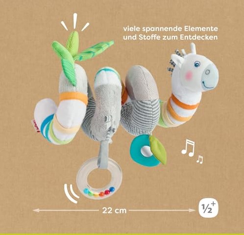Haba Spiral-Mobile Zebra Babyspielzeug sensorisch Motorik Haba Spiraalmobiel Zebra-2