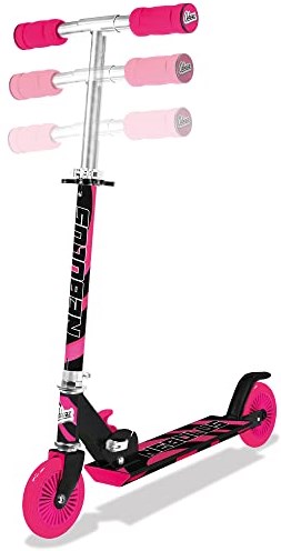 Trottinette noir - rose trottinette enfant au design tendance