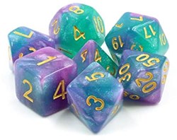 Foam Brain Games set de dés Byzantium pour jeux de rôle RPG