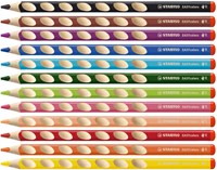 Stabilo crayons de couleur ergonomiques droitier 12 pcs avec taille-crayon-2