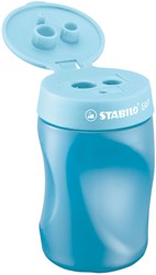 STABILO EASYsharpener - ergonomischer 3 in 1 Anspitzer - Linkshänder - blau