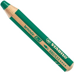 STABILO woody 3 in 1 - Multitalent potlood - Donkergroen