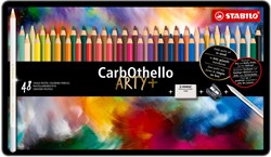 Stabilo crayons pastel CarbOthello 48 couleurs boîte métal artiste
