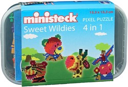Ministeck Süße Wildtiere 4-in-1 - 510 Teile