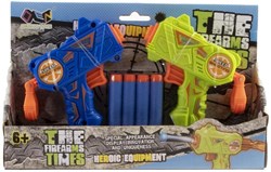 Geweer soft gun met 2 geweren 13cm