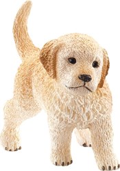 Schleich figurine chien Golden Retriever chiot - Farm World 4,6x2,1x3,4cm