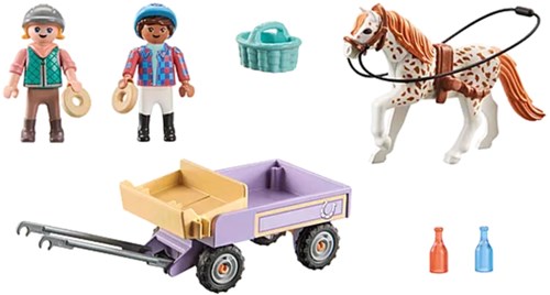 Playmobil Horses of Waterfall calèche jouet - aventure colorée-2
