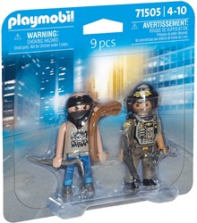 Playmobil Polizei Spielfigur DuoPacks taktische Einheit & Bandit
