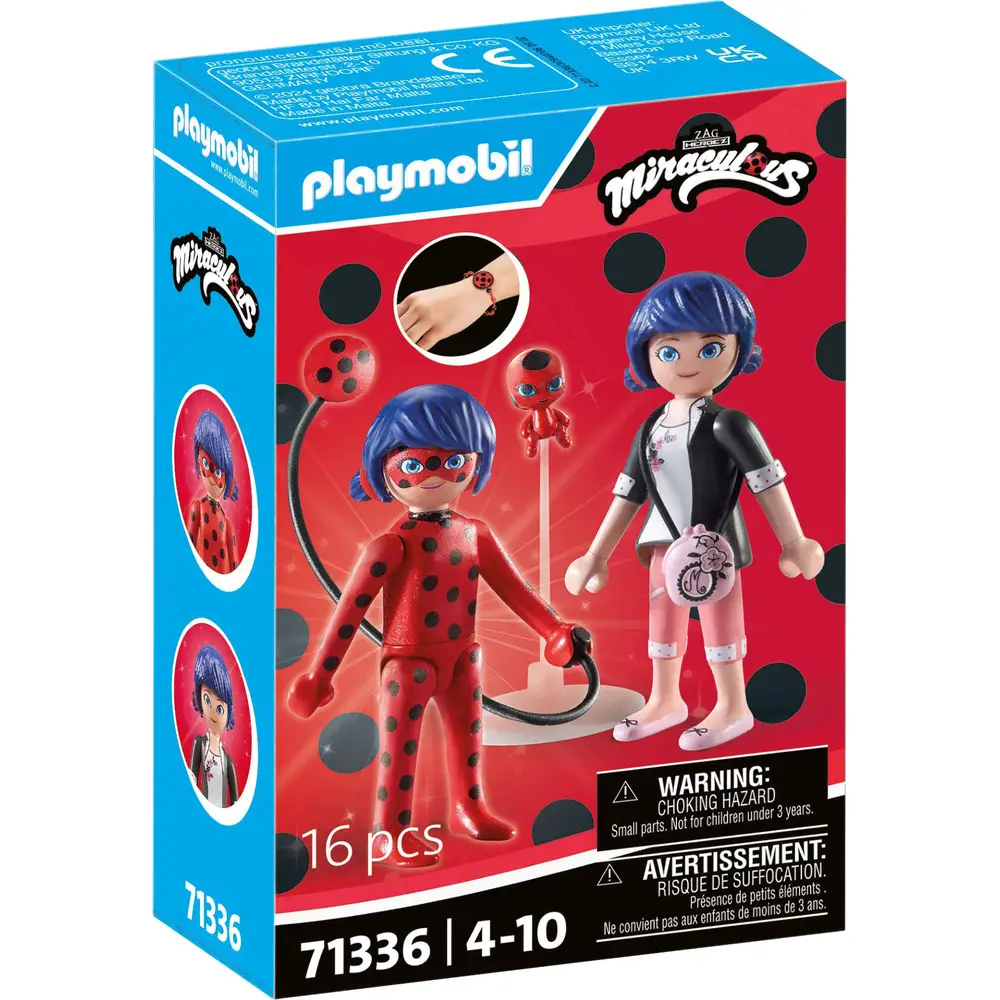 Playmobil Miraculous Spielset Marinette & Ladybug Actionfiguren