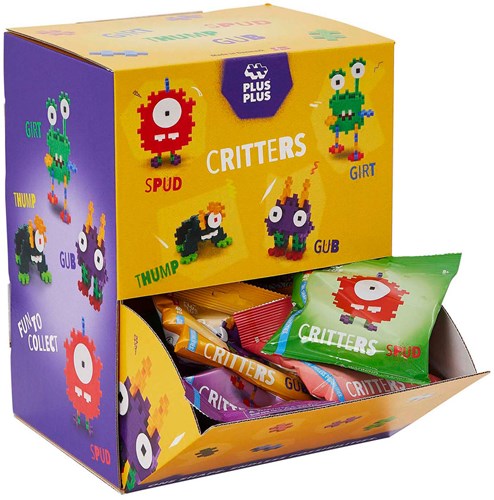 Plus-Plus coffret de construction Critters 48 pièces jouet créatif coloré