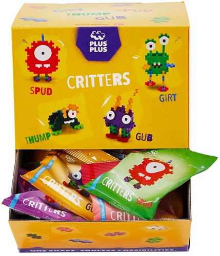 Plus-Plus coffret de construction Critters 48 pièces jouet créatif coloré-2