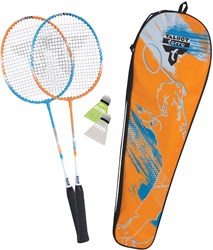 Schildkröt set de badminton 2 raquettes et volants orange qualité