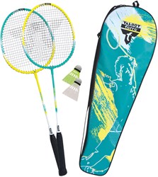 Schildkröt set de badminton aluminium 2 raquettes et volants en sac