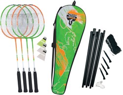 Schildkröt set de badminton 4-Attacker Plus ensemble complet jardin