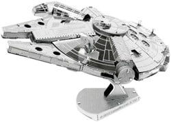 Fascinations MMS251 - Metal Earth 502658 - Star Wars Millenium Falcon™, lasergeschnittener 3D-Konstruktionsbausatz, 2 Metallplatinen, ab 14 Jahren
