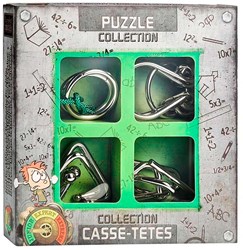 Metalen Breinpuzzels Junior, 4st.