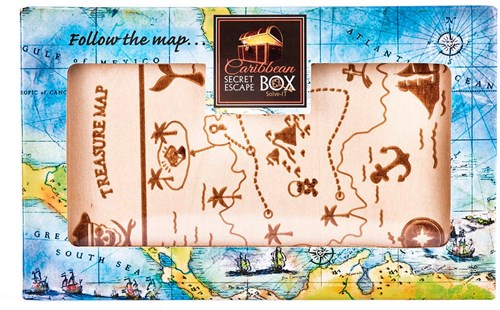 Eureka casse-tête en bois escape box - boîte secrète des Caraïbes