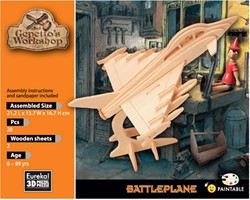 Gepetto's Workshop 52473148 - Holzpuzzle-3D Kampfflugzeug