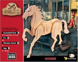 Gepetto's Workshop 52473164 - Holzpuzzle-3D Pferd