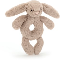 Jellycat Kuscheltier Rassel Bashful Beige Bunny für Babys