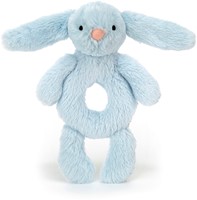 Jellycat Rassel Bashful Blue Hase 