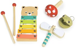 Mentari Holz Musikset Musikinstrumente für Kinder