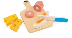 Mentari Holzspielzeug Schneidebrett - Charcuterie für Kinder