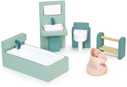 Mentari Holz Puppenhaus Badezimmer Spielset für Kinder