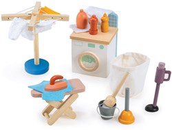 Mentari Waschsalon Spielset - pädagogisches Rollenspiel für Kinder