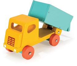 Mentari Holz-LKW gelb - Spielzeugauto für Kinder